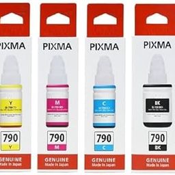 Canon GI 790 Ink Bottles B/C/Y/M Combo Compatible with PIXMA G1000 G1010 G2000 G2010 G3000 G3010 G4000 G4010 Printer GI 790 Ink Set GI790CYMK-31