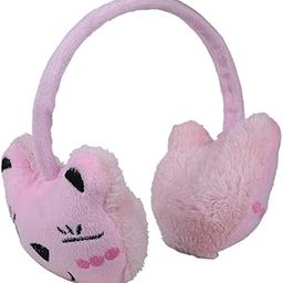 Unisex Plush Winter Fur Woolen Earmuff z-04 (Baby Pink_Free Size) (Pack of 1)-image-19