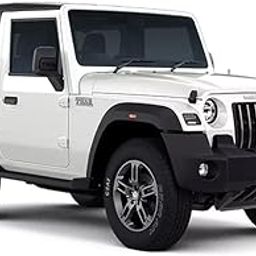VTOJA Metal Diecast Thar Toy Car for Kids | Mahindra Jeep Style 4x4 Model with Pull Back Action, Openable Doors | Premium Miniature Vehicle for Boys/Girls Age 2+ (Black Color) (White)-image-76