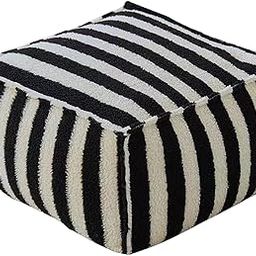 ATORSE Pouf Ottoman Modern Creative Square Pouf Seat for Home Apartment Living Room-image-13
