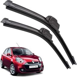 Euro Care Windshield Car Wiper Blades Compatibility With Renault Pulse (Model : 2014-2018) - Set of 2Pc (D-21,P-14)-image-26