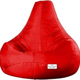 RnS Rest 'n' Sleep - Bean Bag Filled with Beans for Living Room, Bed Room for Relaxing, with 1 Year Warranty (XXXL, Red)-image-60