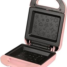 JAZZY PEARLS Sandwich Maker EU Plug Convenient Compact Panini Machine for Egg Office Home Pink|1 Sandwich Maker(Eu Plug)| Other Small Kitchen Appliances| Kitchen, Dining & Bar-picture-23