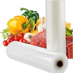 KEYOPO Vacuum Sealer Bags Rolls 2PACK 10" x 16.4' - 8mil Commercial Grade Heavy Duty,BPA Free,Great for Vac storage Sous Vide Cooking,Meal Prep-image-31