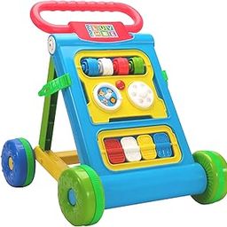 Mama Luv Mee Baby Activity Walers Learning Push Wlkers for Babies 6 to 18 Months, Foldable Musical Walers with Recreational Toy Bar (Blue)-29