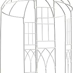 Outdoor Gazebo Birdcage Heavy Duty 9ft High x 6ft Wide Pergola Gazebo Archway-image-85