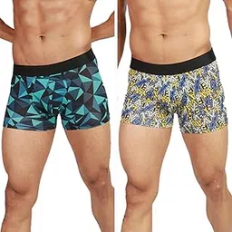 chromozome Mens Modal-Stretch Printed Trunks (Pack of 2)-picture-16