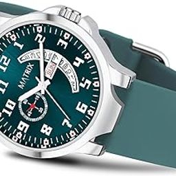 Classic 2.0 Day & Date Analog Watch with Softest Silicone Strap for Men & Boys (Teal)-41