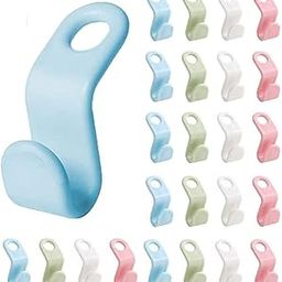 30 Pcs Clothes Hanger Connector Hook | Space Saving Cascading Hangers | Closet Organizers Extenders for Clothes | Connection Hook Clip-image-16