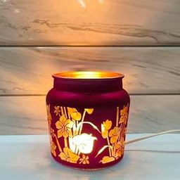 Decorative Flower Vase with LED Light, Home Decor-image-9
