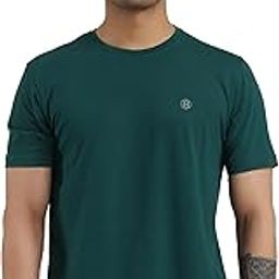 Rupa Mens Super Combed Cotton Solid Half Sleeve Crew Neck Regular Fit T-Shirt-image-40