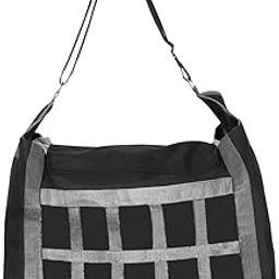 CALANDIS™ Horse Hay Bag Slow Feed Feeder Travel Sheep Adjustable Strap Pasture Hay Net | Hay Nets & Bags | Stable Accessories | Equestrian | Outdoor Sports-image-5