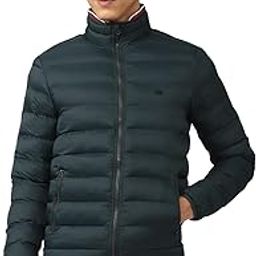 Men's Polyester A-Line Standard Length Coat-image-5