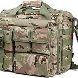 Tactical Briefcase, 15.6 Inch Men's Messenger Bag Military Briefcase for Men-picture-38