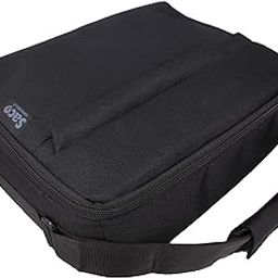 Saco Fabric Compatible for Saregama Carvaan Portable Digital Music Player Bag Accessories from Carry Shoulder Pouch for SC02, R20005, SC03, SC01, SCM01 Models (Black)-image-11