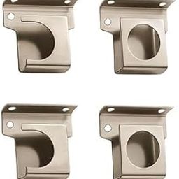 Stainless Steel Curtain Rod Bracket Universal Wall to Wall Bracket for Door and Windows with Complete Fittings | Suitable for 25 mm Pipe (6 Pair)-image-90