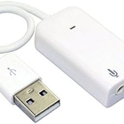 Foxmicro 7.1 Channel Usb External Sound Card Audio Mic Adapter Usb Busppwered Mode Highly Flexible Audio Interface Plug In And Play Kit Compatible With All Major Operating System Withou Driver For Windows-Fm-20