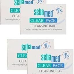 Sebamed Clear Face Soap Bar Pack 100 x 4 (4 x 100 g)-30