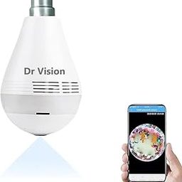 Full HD Picture Bulb Home Security Camera 1080p Motion Detection l Infrared Light Vision | 360° Panorama | Talk Back Feature (Bulb Camera)-14