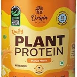 Origin Nutrition Vegan Plant Protein Powder, Mango Mania Flavour with 25g Plant-Based Protein, Gluten Free, Soy Free, Dairy Free, No Added Sugar, Soy Free, Non - GMO, 7 Servings, 288g-image-56