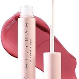 SIMPLYNAM Satin Soft Lip Crème – Cinnamon Pink | 1 Swipe Full Coverage | Hydrating, Creamy Matte Finish | 16 Hour Stay | Transfer-Proof & Smudge-Proof | Infused with Peptides & Squalane | Vegan-17