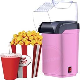 Drumstone 𝟏𝟓 𝐘𝐄𝐀𝐑𝐒 𝐖𝐀𝐑𝐑𝐀𝐍𝐓𝐘 Healthy Oil-Free Popcorn Maker, 1200W Hot Air Popcorn Machine for Quick, Mess-Free Snacks, Ideal for Kids & Family, Easy to Use, Compact & Durable 𝐏𝐢𝐧𝐤-image-48
