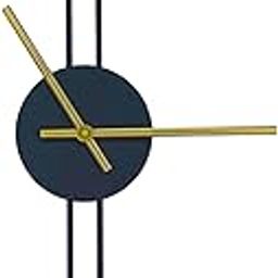 POSHIO Nordic Minimalist Gold Needle Metal Wall Clock for Home and Office- Wall Decor, Wall Clock for Home Stylish Latest (19 X 3.9 inches)-image-53