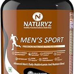 Naturyz Men's Sport Advanced Daily Immunity Supplement Specialized Multivitamin Tablet -Pack of 60 count-7
