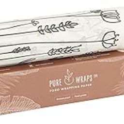 PureWraps Printed Food Wrapping Parchment Paper (White, Standard) | Oven, Microwave, Air Fryer Safe | Butter Paper Roll-image-35