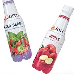 JURRU Premium Crafted Fruit Soda | COMBO PACK | Pack of 6 | 250 ml Mixed Berry (3) and Apple (3)-19