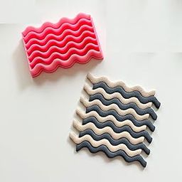 Polymer Clay Earing Cutters, Wavey Line Clay Cutter/Stamp, 1 pc only, Clay Earing Making Tools, DIY Tools. [Size:60 x 33 mm]-image-21