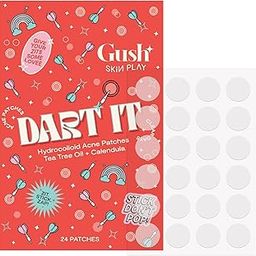 Gush Beauty Acne Pimple Patch | 20 Hydrocolloid Patches with Tea Tree Oil | Reduces Acne Pimples Excess Oil Overnight | For All Skin Types (Transparent)-16