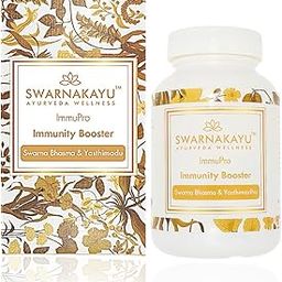 Swarnakayu 24k Gold Bhasma Immunity Booster, India's Exclusive Ayurvedic Wellness Product, Helps Boost Body's Natural Defence Mechanisms, Stamina, Strength, 100% Ayurvedic Ingredients - 30 tablets-11