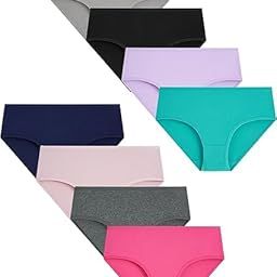 Cotton Panties for Women's High Waist Seamless, Full Coverage Comfortable Elastic Innerwear Lace Panty Suitable for Daily Use Also Thongs Combo Set Pack of 6-image-38