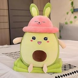 HUG 'n' FEEL SOFT TOYS Smiling Avocado Plush Toy - Cute & Soft Stuffed Doll for Kids & Adults - Avocado Lovers 38cm-image-71