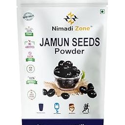 Nimadi Zone Jamun Seeds powder - 100 GM By Nimadi Zone-image-34
