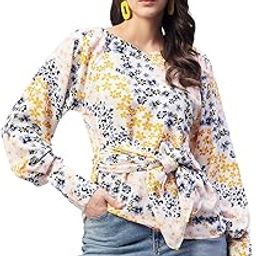 Women's Regular Fit Blouse (EP3027D_Multi S)-image-27