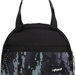 F Gear Nugget ACV Grey Black 7L Lunch Bag Padded Insulated Hot Cold Travel Tiffin Bag Food Storage Bag for Work, Students, Office, Picnic, College & School Lunch Bag for Girls Boys Men Women Adult-image-9