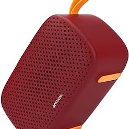 Everycom LittleBoy 8w Stereo Sound Wireless Portable Bluetooth Speaker (ब्लूटूथ स्पीकर) with Mic & TWS Feature (Dark Red)-0