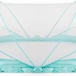 LifeKrafts Foldable Baby Mosquito Net, Bottomless Net for Infants, for Safe & Easy Use | Ensures Your Baby's Safe Sleep 135 x 65 x 65cms, for Babies & Toddlers (0 to 24 months) - OCEAN GREEN-4