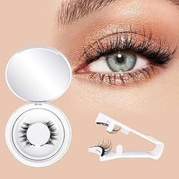 Magnetic Eyelashes without Eyeliner Reusable Magnetic Lashes Kit with Applicator Manga No Glue Needed Magnetic Eyelashes Kit Easy to Wear and Remove for All-Day Comfort-image-33