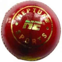 NE NEPTUNE Cricket Leather Ball RED Standard Size Pack of 1-image-7