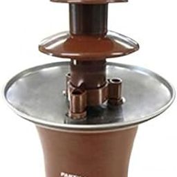 UJEAVETTE 2X Mini 3-Tier Chocolate Fountain Machine for Household Birthday Party Brown-image-33