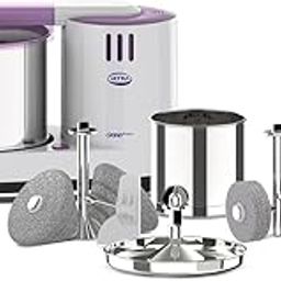 Ultra Grind+ Gold Wet Grinder Celebration Pack | 2L Multiutility Drum with Conical Stones, 1L Spice Mix Drum with Cylindrical Stone, Coconut scraper, Atta kneader & AISI 304 Food Grade Stainless Steel-picture-20