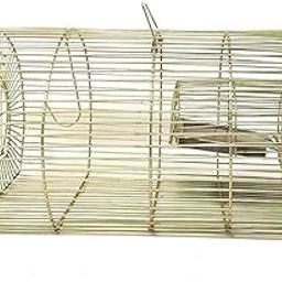 Iron Heavy Wire Rat Trap/Mouse Rat Catcher/Rat Cage/Chuha Pinjra/Cage for Catching Rat/Mouse/Squirrels/Rodent/Chipmunk - Big Size, Durable & Heavy Weight Large Rat Catchup Live Trap L1-image-83