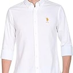 Men's Solid Oxford Tailored Fit Button Down Casual Shirt-image-81