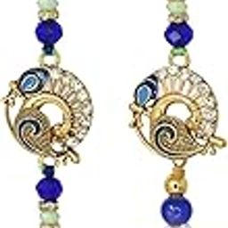Bhaiya-Bhabhi Rakhi,Couple rakhi set, Designer Rakhi for Bhaiya bhabhi,Lumba rkhi for Bhabhi-0018-image-56