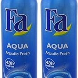 Fa Deodorant 5 Ounce Spray Aqua (Blue) Aquatic Fresh (145ml) (2 Pack)-image-4