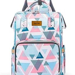 laee cute Diaper Bag for New Born Baby/Maternity Bags for Mother with Multi Compartments, Insulated Bottle Pockets-picture-1