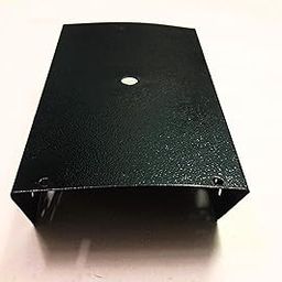 Metal Robot Car Chassis Platform, DIY Project Base, Aluminium Alloy Construction, Pre-Drilled Mounting Holes, Black-image-45